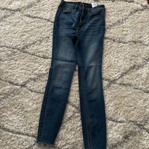 high waisted skinny jeans